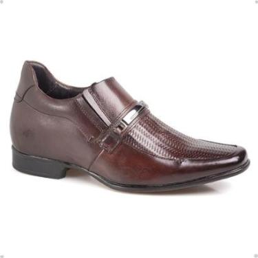 Imagem de Sapato Social Couro Rafarillo Masculino Tressê Bridão Salto-Masculino