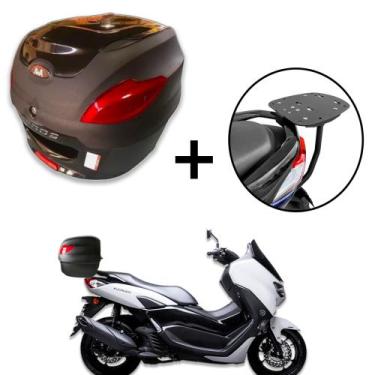 Imagem de Baú 41 litros Awa Proos com Bagageiro para NMAX 160 2021-2023, Preto B