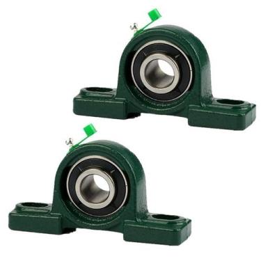 Imagem de 02 Mancal Pedestal Com Rolamento P205 25Mm - SC