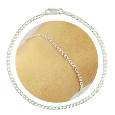 Imagem de Pulseira Masculina de Prata 925 Escama de Peixe Prata 925 - Lojas La+N