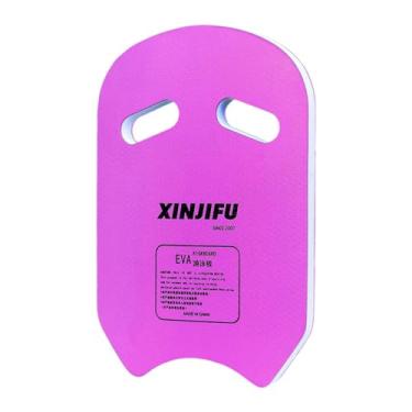 Imagem de Pegciuho Prancha de Natação em Formato de U Prancha de Natação EVA para Crianças com Alças de Apoio Prancha Flutuante de Natação Boia de Natação para Esportes, Rosa