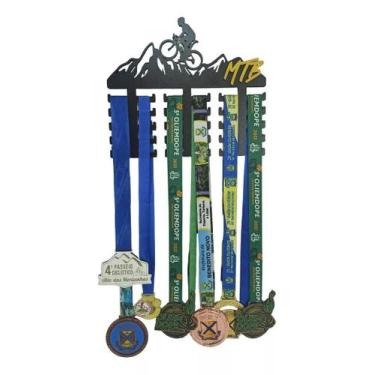 Imagem de Suporte Medalhas Mountain Bike Porta Medalha Expositor 30 - Co2Beer