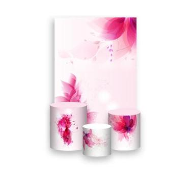 Imagem de Painel De Festa Vertical 1,50 x 2,20 + Trio De Capas Cilindro - Dia da
