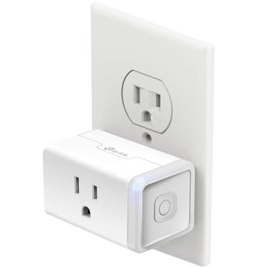 Imagem de Kasa Smart Plug Mini com Monitoramento de Energia, Smart Home Wi-Fi funciona com Alexa, Google Home e IFTTT, Configuração simples Wi-Fi, sem necessidade de Hub (KP115), branco - um dispositivo certificado para seres humanos