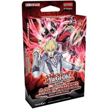 Imagem de Yugioh Deck Estrutural O Rei Carmesim Cartas Português Konami