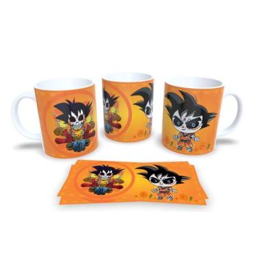 Imagem de Canecas de Porcelana Personalizadas dia dos Mortos - Estampa Sublimada