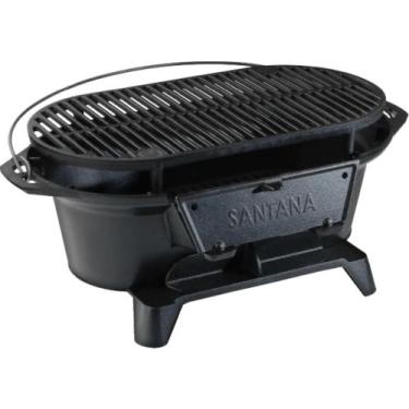Imagem de Churrasqueira de Ferro Fundido Carvão, Fogareiro, Campeira - Santana -