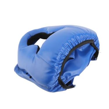 Imagem de Capacete de Kickboxing, Capacete de Sparring MMA de Couro PU, Com Enchimento de Espuma Espessa, Cobertura Total para Boxe, MMA, Artes Marciais, Trava de Fechamento Ajustável (S