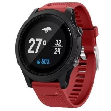 Imagem de Pulseira Para Garmin Fenix 5 6 935 945 Quickfit 22mm Silicone Várias C