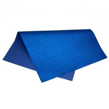 Imagem de Folha De E.V.A Com Gliter Emborrachado Cores Para Artesanato - Yins