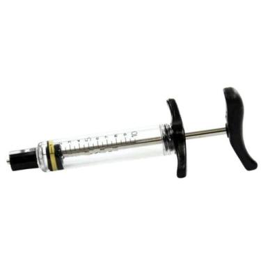 Imagem de Seringa Carbonada Com Graduação - Sem Regulagem - 10ml - Preto - Zoo I