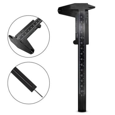 Imagem de 1 Paquímetro 15 cm Para Design de Sobrancelha Henna Medidas - Arte Sed