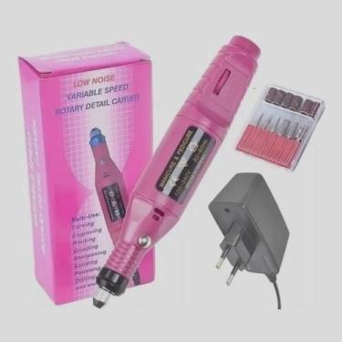 Imagem de Lixadeira Unha Lixa Elétrica Profissional Bloco Motor Bivolt Regulagem