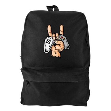 Imagem de Mochila Bolsa Masculina Basica Escolar Pega a Visão Estampado Controle