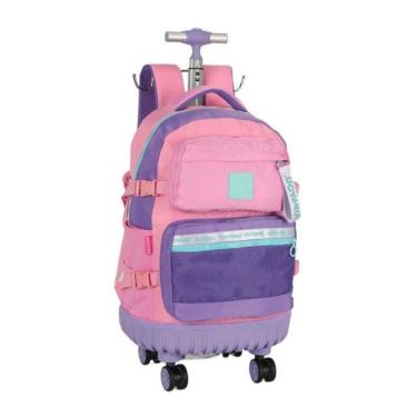 Imagem de Mochila Rodinha 18 Larissa Manoela Roxo Up4You Luxcel
