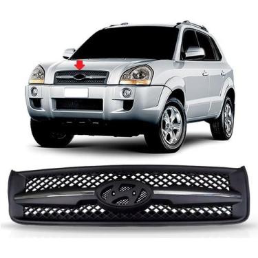 Imagem de Grade Superior Radiador Com Friso Cromado Tucson 2005 a 2012 - Fippart