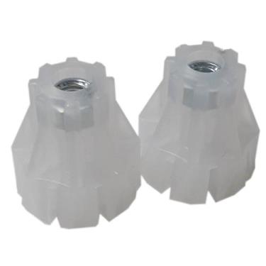 Imagem de Kit 2 Pé Nivelador Geladeira Electrolux Dfx41 Df44s Tf42