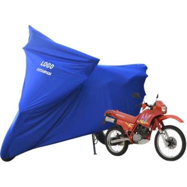 Imagem de Capa De Moto Honda NX 150 De Luxo Não Risca Pintura - Mz, Azul