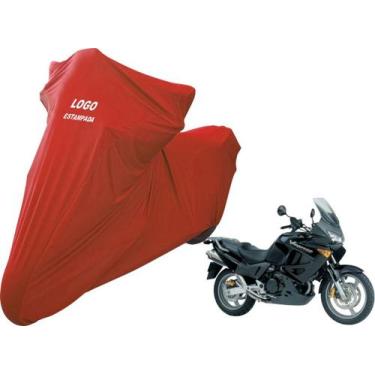 Imagem de Capa De Tecido Lycra Moto Honda Xl 1000 Alta Durabilidade - Mz, Vermel