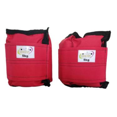 Imagem de Caneleira / Tornozeleira 5 KG - Exercise Sports, Vermelho