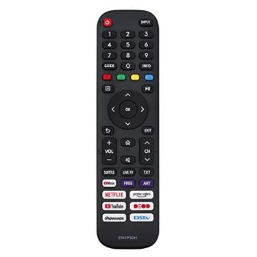 Imagem de AULCMEET Controle remoto de substituição EN2P30H compatível com Smart TV Hisense 4K HDR 55H6G 55H77G 55V6G 55A60G 55A60H 50H6G 50H77G 50V6G 50A60G 50A60H 65H6G 65H77G 65V6G 65 A60G 6 5A60H 65Q7F 55Q7F