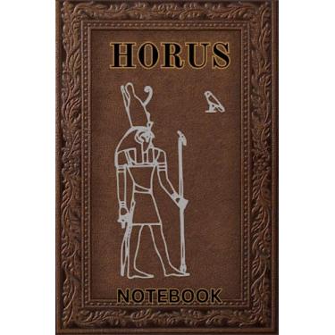 Imagem de Horus Notebook: 100 Page Line. Egyptian God Themed Journal