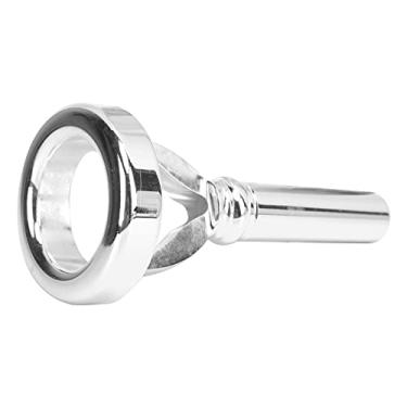 Imagem de Bocal de Tuba, Bocal de Tuba Banhado a Prata Bocal de Tuba Padrão para Iniciante de Tuba