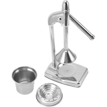 Imagem de Espremedor De Laranja Manual, Aço Inoxidável 304 Grau Alimentício Minimalista Compacto Ergonômico Cabo De Borracha Espremedor De Frutas Para Frutas Cítricas