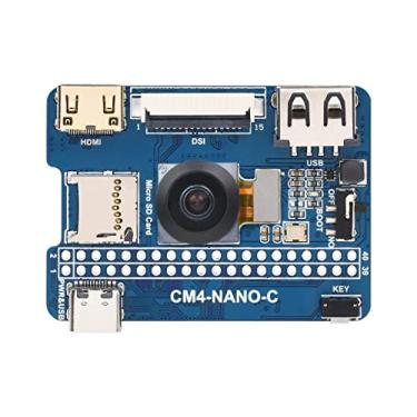 Imagem de Waveshare Nano Base Board C Type Compatible with Raspberry Pi Compute Module 4 Same Size As The CM4 Onboard 8MP Camera