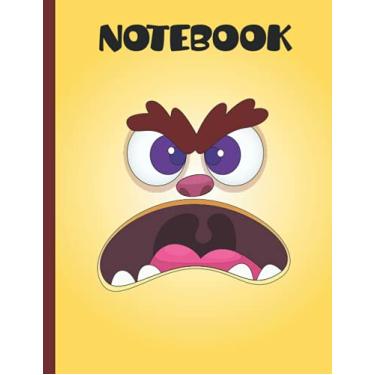 Imagem de Monster Themed Notebook for Kids, Teens & Tweens - College Ruled Paper | 130 pages: Back to School Supplies for High School and College Students & ... Ruled Paper | Home Office | Shopping List)