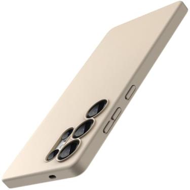 Imagem de JETech Capa Slim Fit para Samsung Galaxy S25 Ultra 5G, Proteção Total da Lente da Câmera, Case Protetora Fina de TPU Macio para Telefone, Capinha Acabamento Fosco (Sombra Prata)