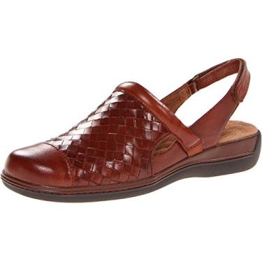 Imagem de Softwalk Sapatilha feminina Salina Woven, Ferrugem, 11 Narrow