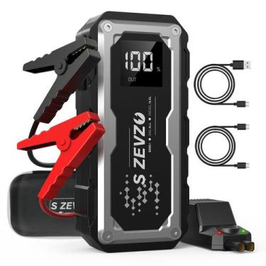 Imagem de Jump Starter de Carro ZEVZO ET5000 - 8000A, 99,9Wh, 12V