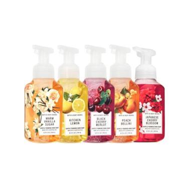 Imagem de Conjunto de 5 Sabonetes para Mãos Bath & Body Works - Fresh & Bright
