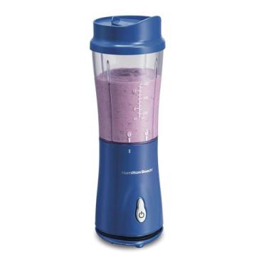 Imagem de Liquidificador Individual Hamilton Beach Preto - 396ml, Azul
