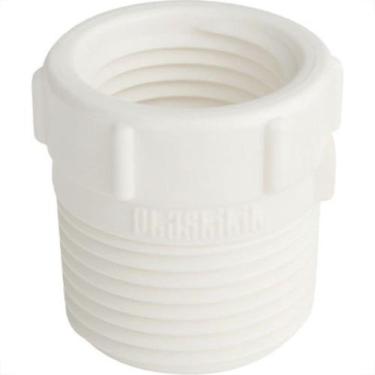 Imagem de Bucha De Reducao Rr Plastilit 3/4 X 1/2 Branco - Kit C/50 Unidades