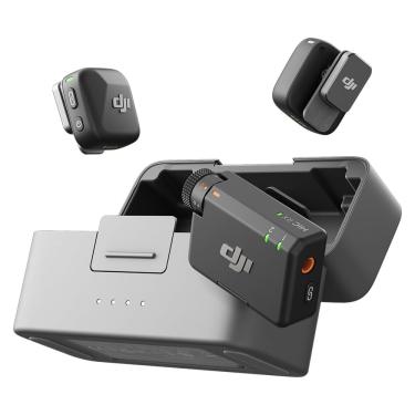 Imagem de Microfone sem fio dji Mic Mini (2 tx + 1 rx) com estojo
