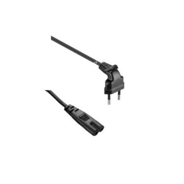 Imagem de Cabo De Força Bipolar 1,50 Mts 90º Tipo 8 Tv Monitor Bivolt