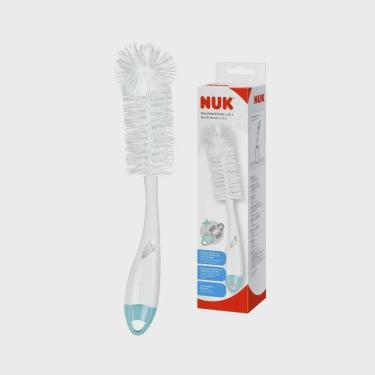 Imagem de Escova de Lavar Mamadeiras nuk 2 em 1 Azul