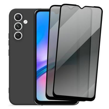 Imagem de Kit Capa Capinha Aveludada Anti Impacto e 2 Película De Privacidade Para Samsung Galaxy A05S