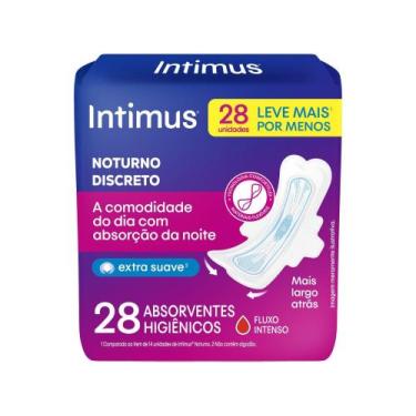 Imagem de Absorvente Externo Intimus Noturno Discreto - com Abas 28 Unidades, 28