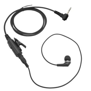 Imagem de Fone de ouvido de tubo acústico de 1 pino de 2,5 mm com microfone PTT em forma de G compatível com Motorola Talkabout T200 T260 T460 T600 T800 T6500 MR350R MS350R FR50 FR60 EM1000 MH230R Rádio (azul)