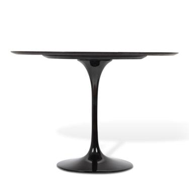 Imagem de Mesa De Jantar Tulipa Saarinen Redonda 70cm - Laqueada Preto