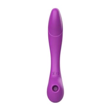 Imagem de Estimulador Clitoriano 10 Vibrações E 10 Modos De Pulsação Vibrador Discreto e Recarregável [ROXO]