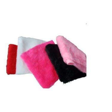 Imagem de Kit 5 Tapetes Pelúcia para fazer Pantufas fotos de cenários - Genérica
