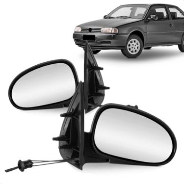 Imagem de Retrovisor Externo Gol G2 Bola 1995 A 1999 4 Portas Controle Manual (Esquerdo Motorista)