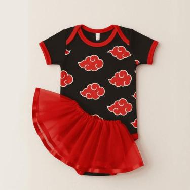 Imagem de Conjunto Body Katsuki Naruto Com Saia e Fantasia Bebe - YAS MANU BABY,
