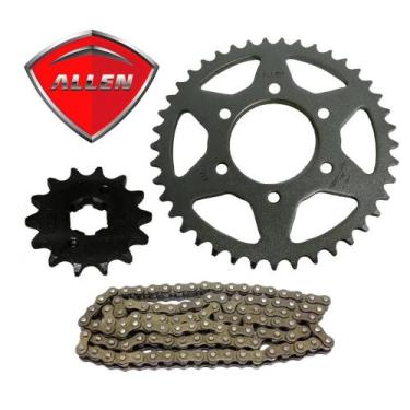Imagem de Kit Relação transmissão yamaha xtz crosser 150 2014 sem retentor - all