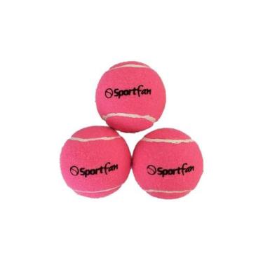 Imagem de Bola de Beach Tennis Sportfan Stage 2 - Pack 3 Unidades