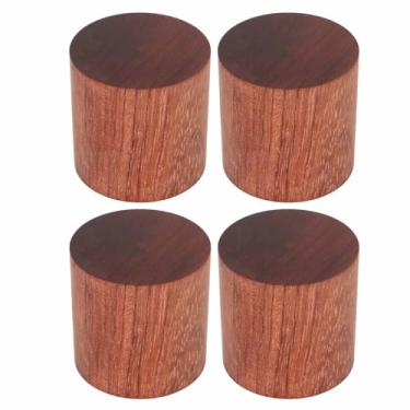 Imagem de Vomeko 4 Pcs Speaker Isolamento Pés Anti Vibração Pads, Profissional Absorção De Choque De Madeira HiFi Speaker Isolamento Pés Pads para HiFi Speaker Amplificador De Potência